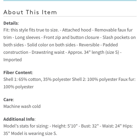 DEX / REVERSIBLE WINTER JACKET - Picture 3 of 3